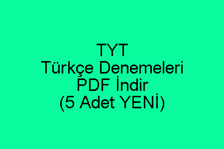 YKS – TYT Felsefe Ders Notları ve Konu Anlatımı PDF İndir