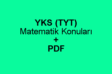 TYT Matematik Konuları