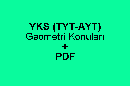 YKS (TYT-AYT) Geometri Konuları-min (1)