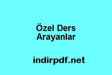 Özel Ders Arayanlar